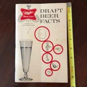 Miller High Life Beer Facts Vintage 1967